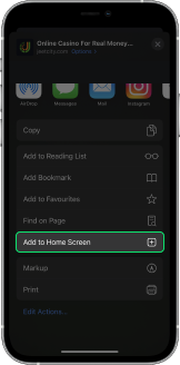 Pwa instruction iOS Safari